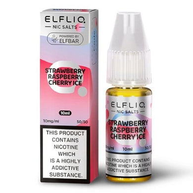 ElfLiq Strawberry Raspberry Cherry Ice Nic Salt - E-Liquid - Urban Vape Ireland