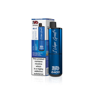 IVG 2400 Disposable Vape - Blue Edition - Urban Vape Ireland