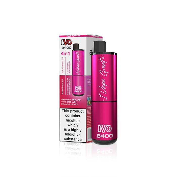 IVG 2400 Disposable Vape - Pink Edition  Urban Vape Ireland