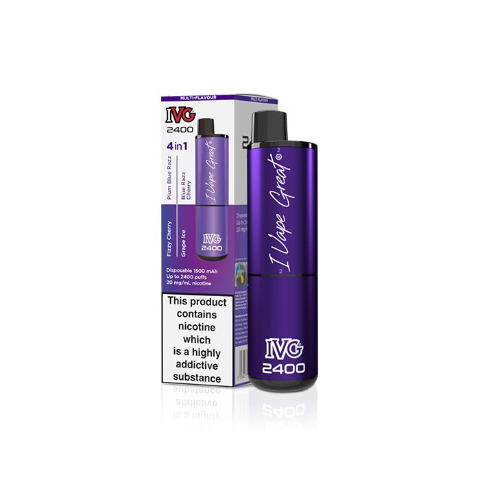 IVG 2400 Disposable Vape - Purple Edition Urban Vape Ireland IVG 2400 Disposable Vape - Purple Edition Urban Vape Ireland