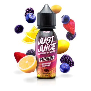 Just Juice Fusion Berry Burst & Lemonade 50ml - Urban Vape Ireland