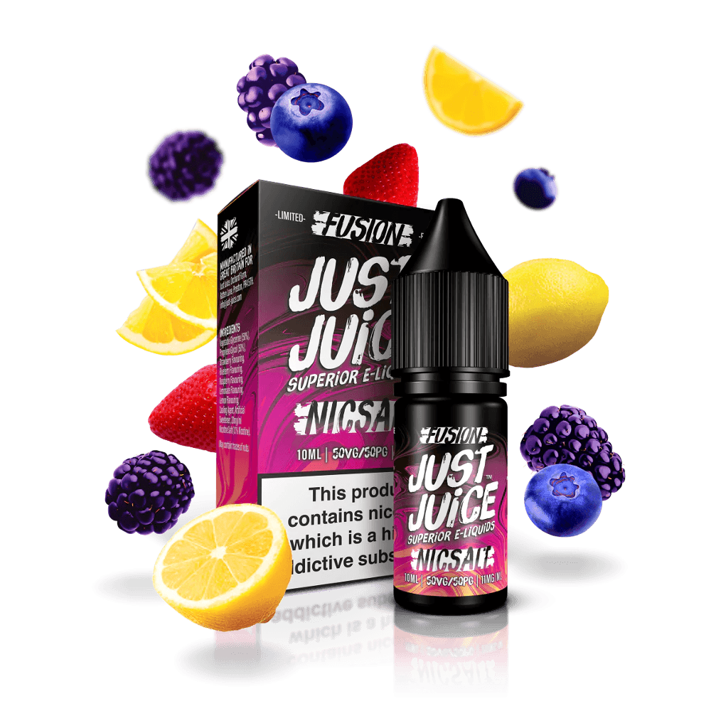 Just Juice Fusion Berry Burst & Lemonade nic salt - Urban Vape Ireland Just Juice Fusion Berry Burst & Lemonade nic salt - Urban Vape Ireland