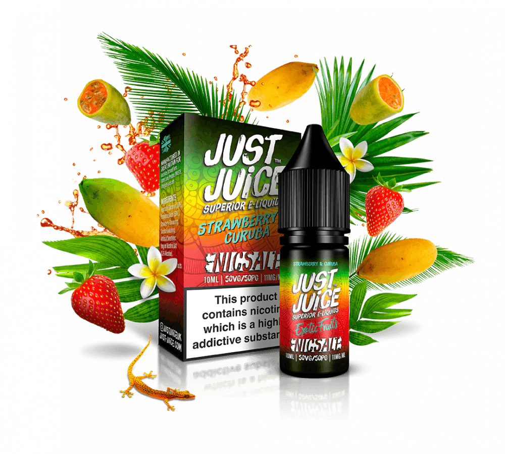 Just Juice Strawberry & Curuba nic salt - Urban Vape Ireland Just Juice Strawberry & Curuba nic salt - Urban Vape Ireland