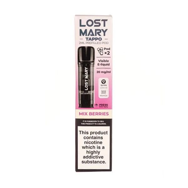 lost mary tappo flavours Tappo Pods Malta