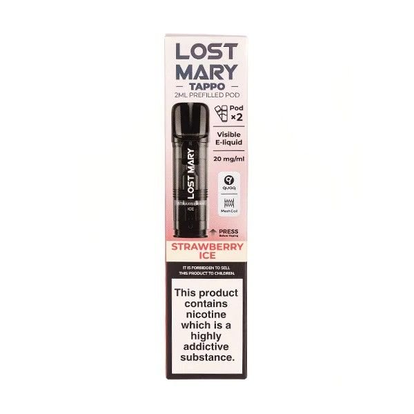 Lost Mary Tappo Strawberry Ice Pods – Urban Vape Ireland