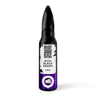 Rich Black Grape - Riot Squad Black Edition 50ml - 0mg - Urban Vape Ireland